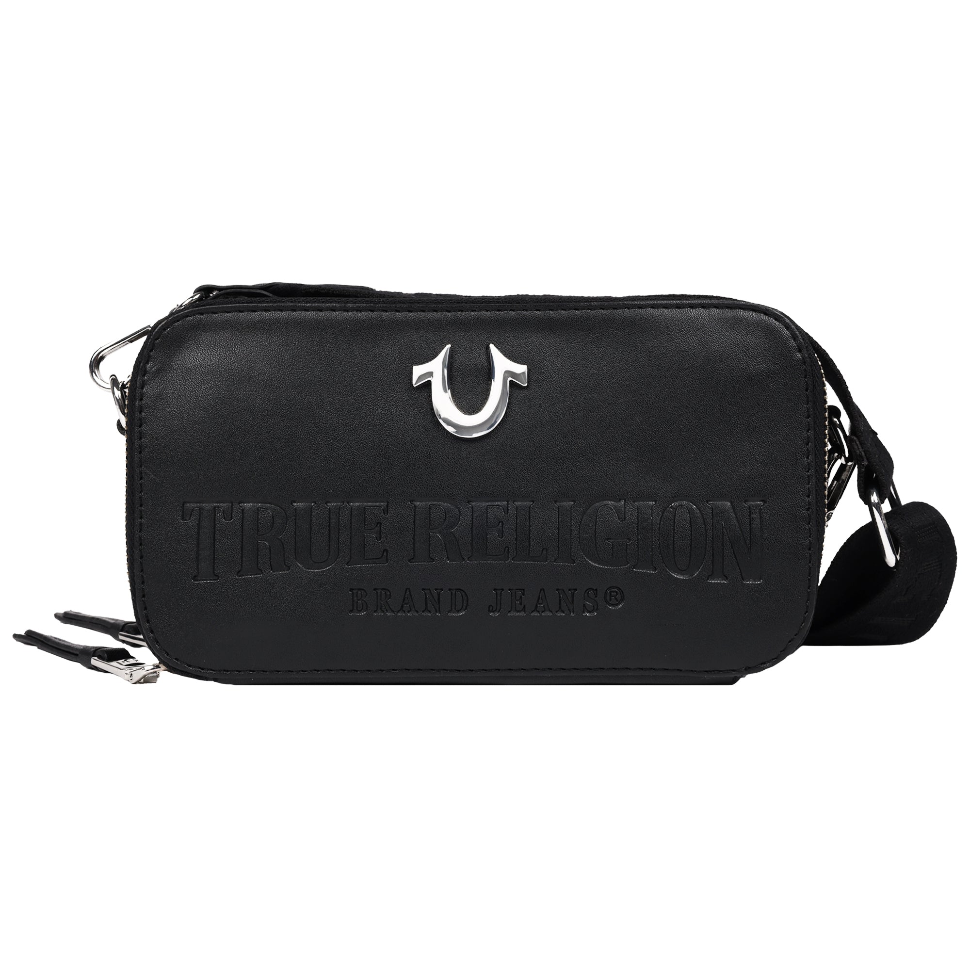 True Religion Double-Zip Horseshoe Camera Bag