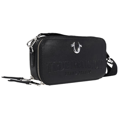 True Religion Double-Zip Horseshoe Camera Bag