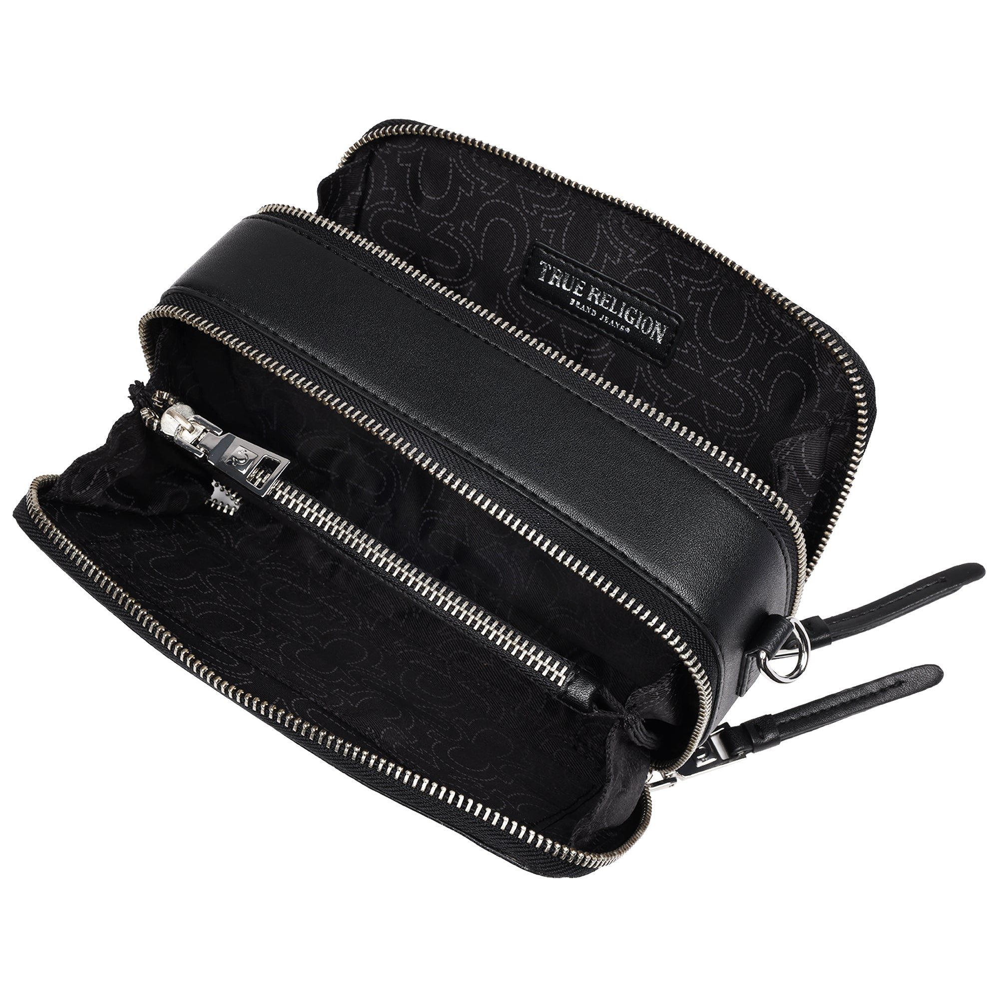True Religion Double-Zip Horseshoe Camera Bag