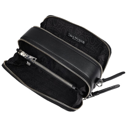 True Religion Double-Zip Horseshoe Camera Bag