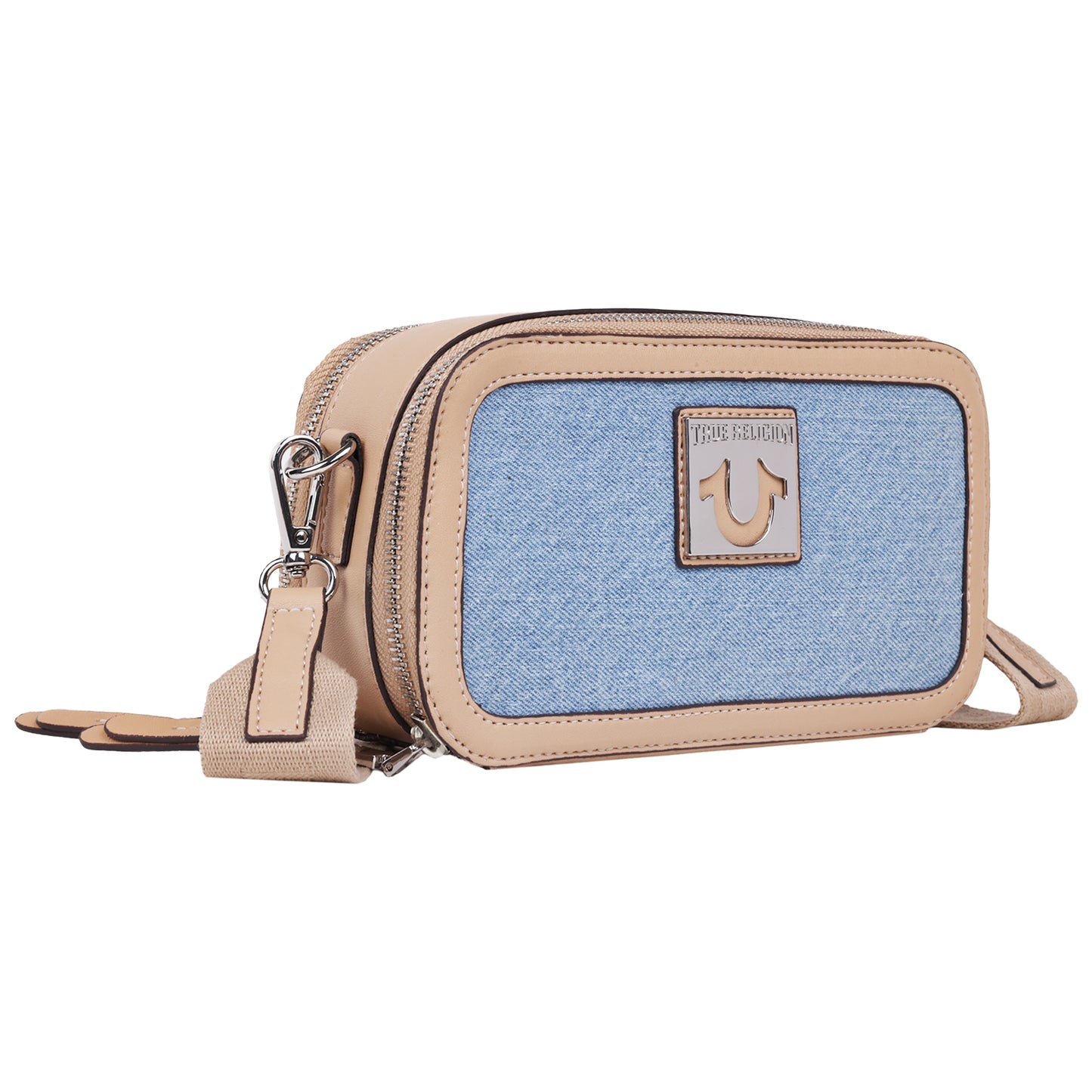 True Religion Horseshoe Plaque Crossbody Camera Bag