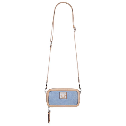 True Religion Horseshoe Plaque Crossbody Camera Bag