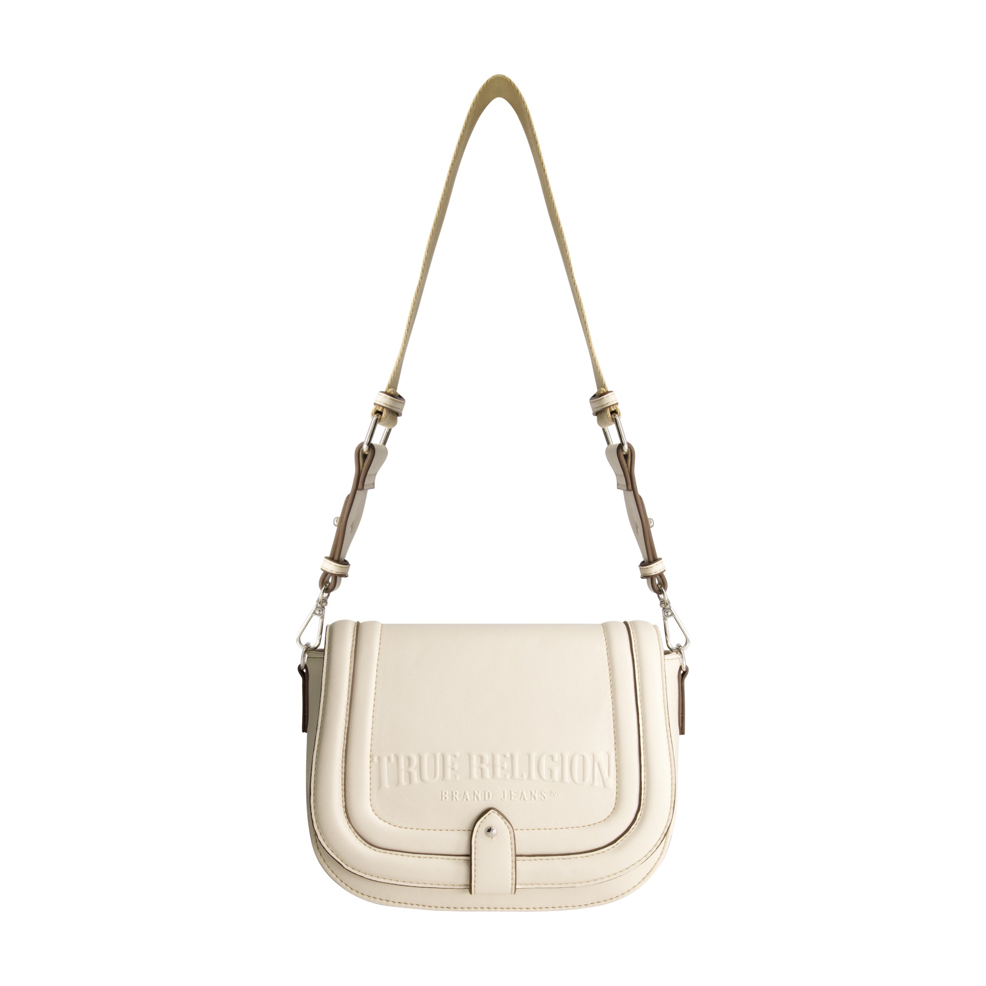True Religion Bombe Logo Saddle Bag