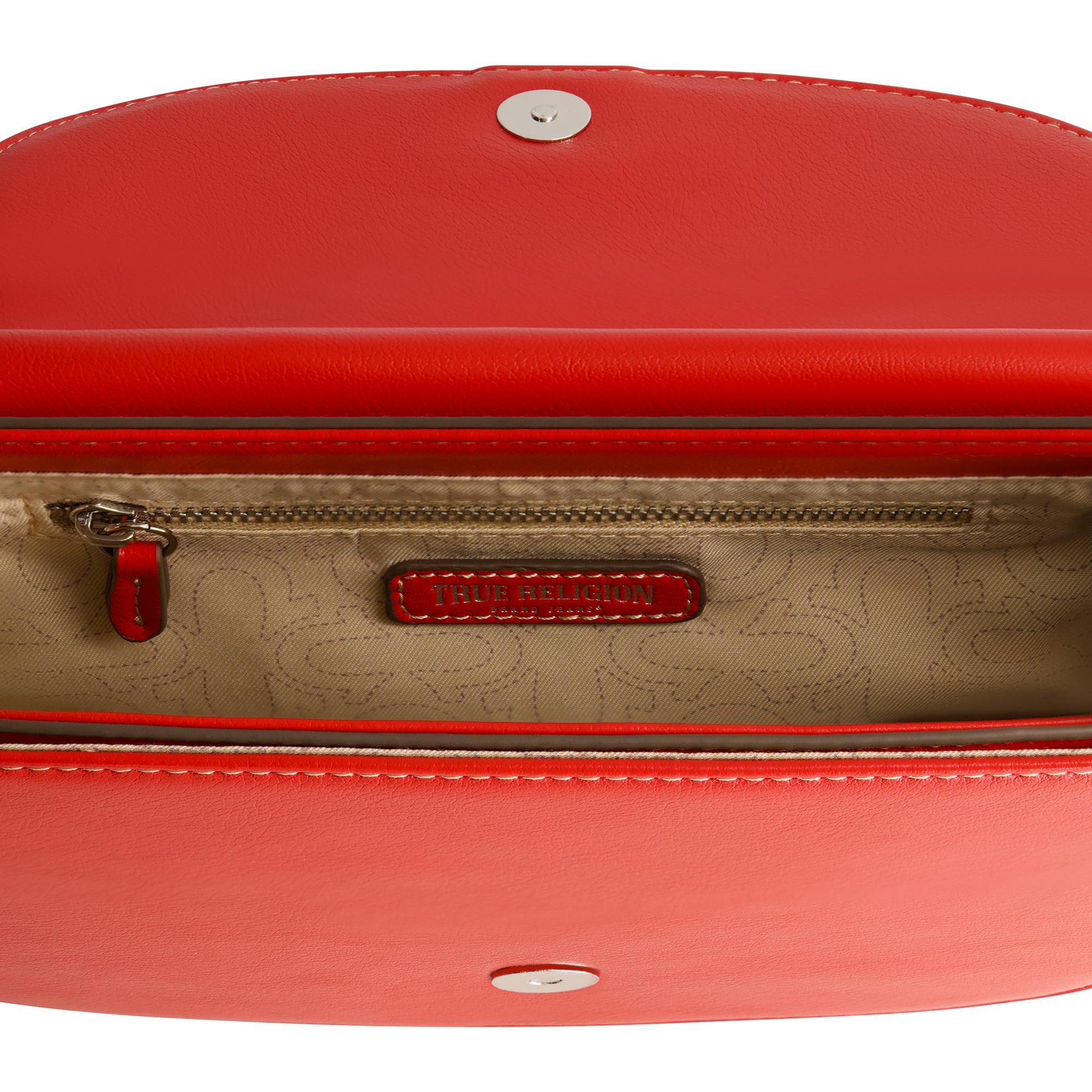 True Religion Bombe Logo Saddle Bag