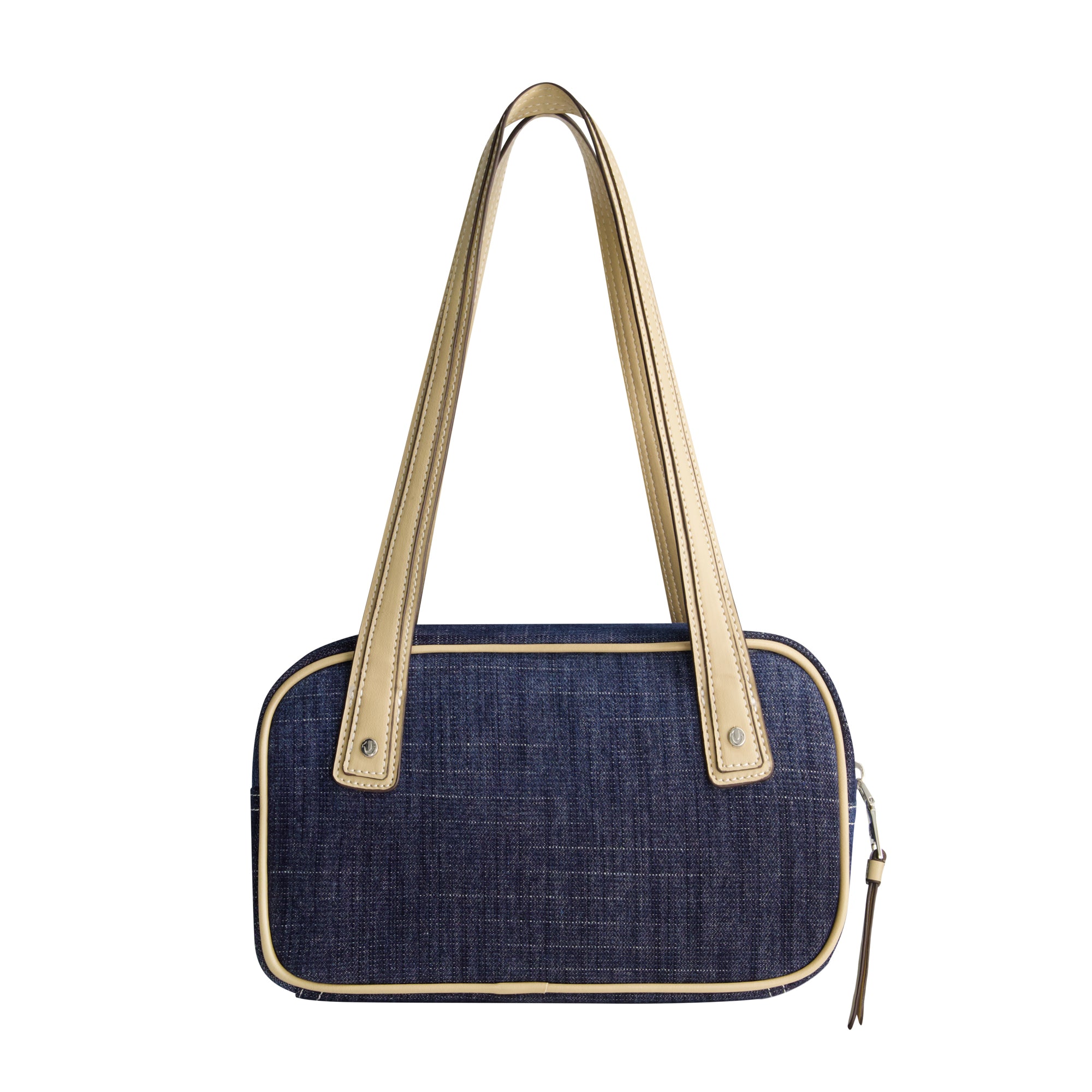 True Religion Small Denim Bowling Satchel