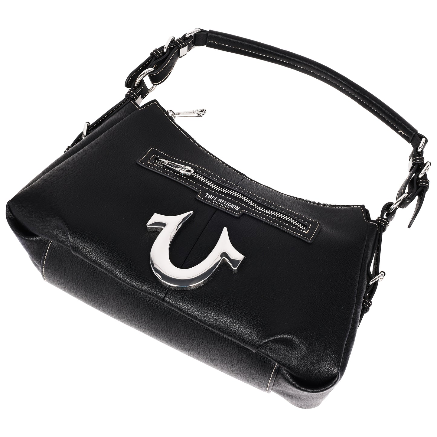 True Religion Zip Chain Soft Satchel