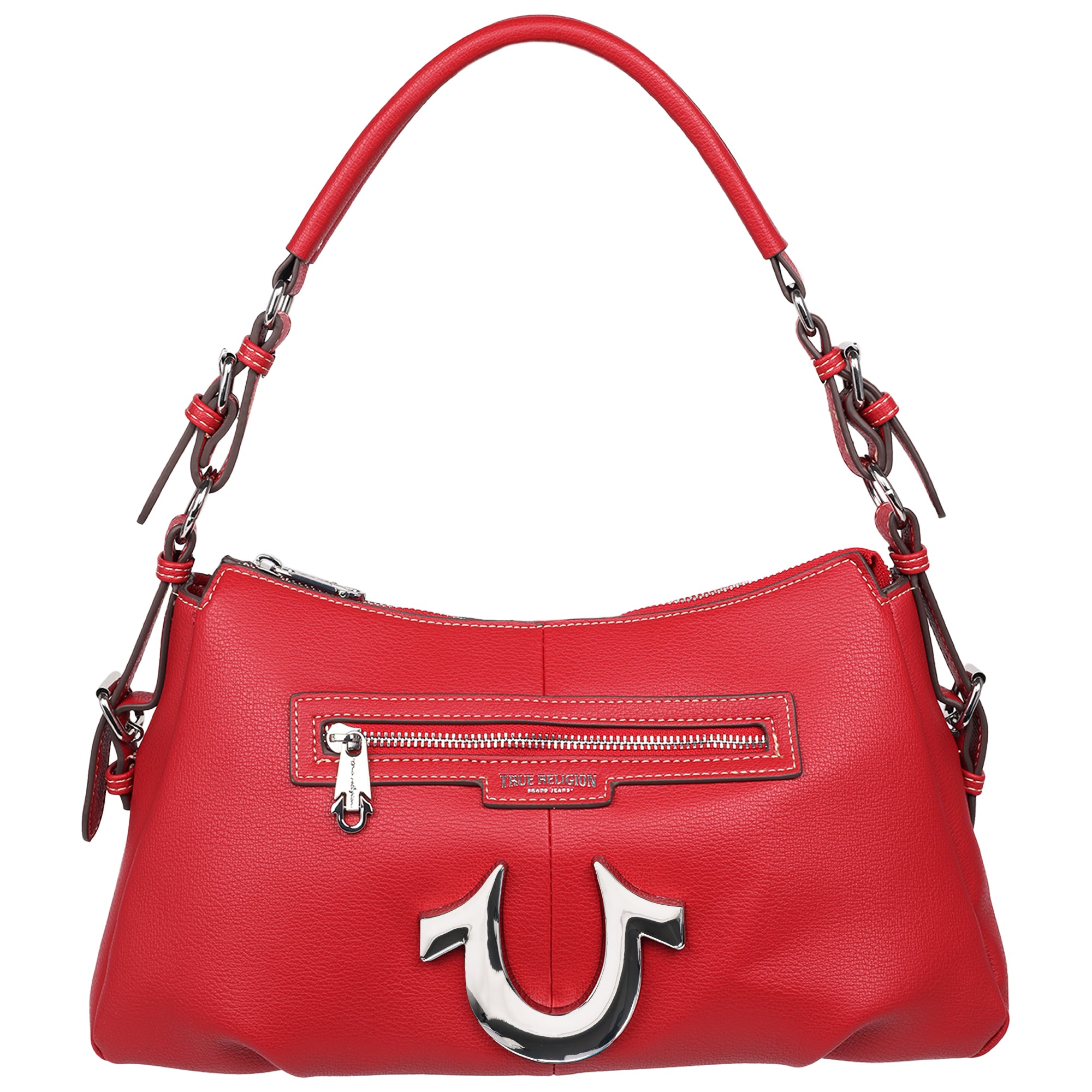 True Religion Zip Chain Soft Satchel