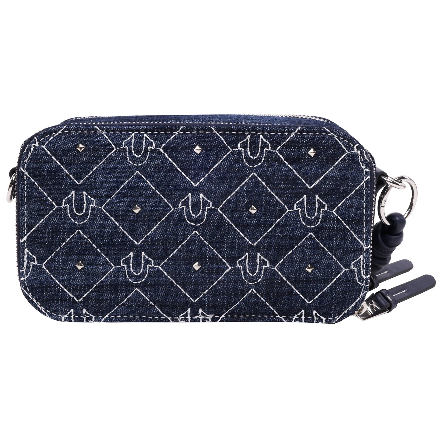 True Religion Studded Denim Camera Bag