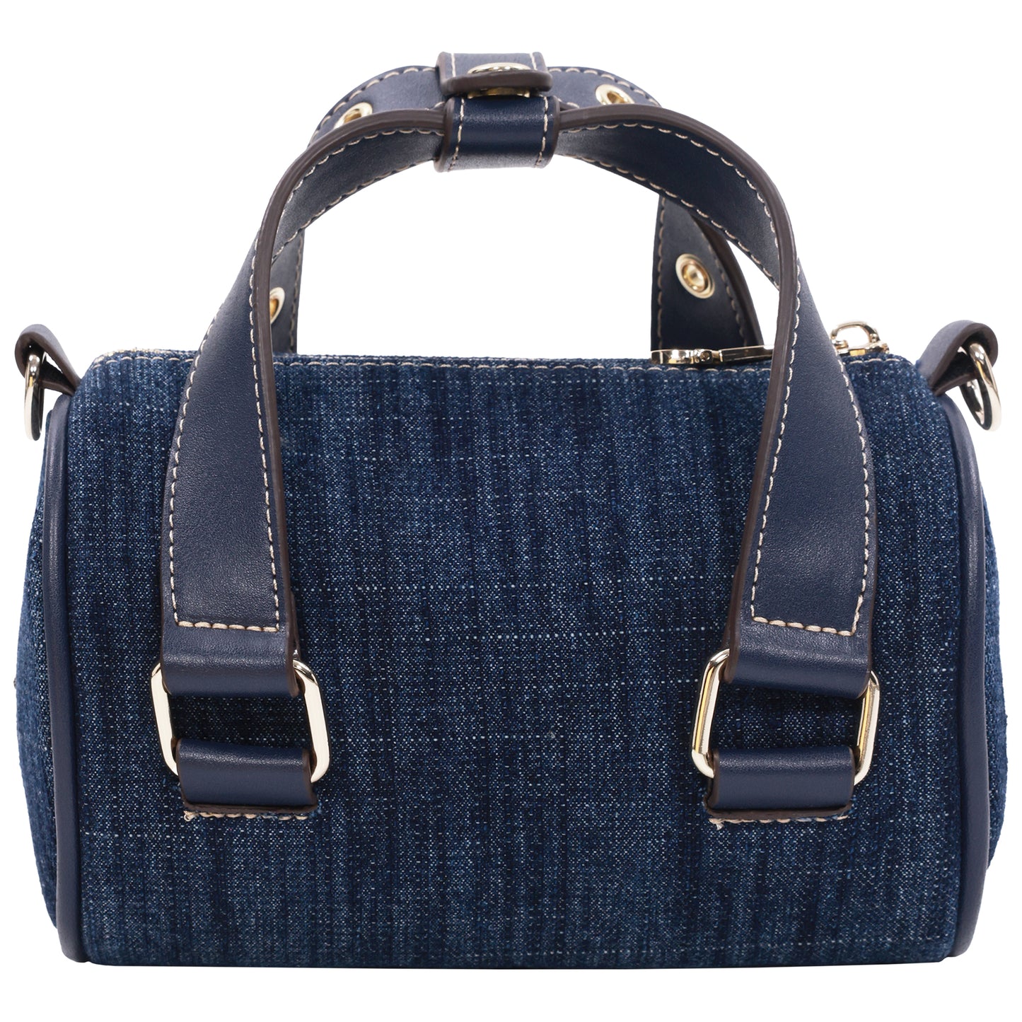 True Religion Denim Buckle Strap Mini Satchel