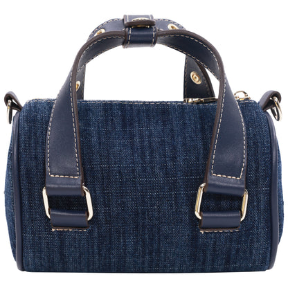 True Religion Denim Buckle Strap Mini Satchel