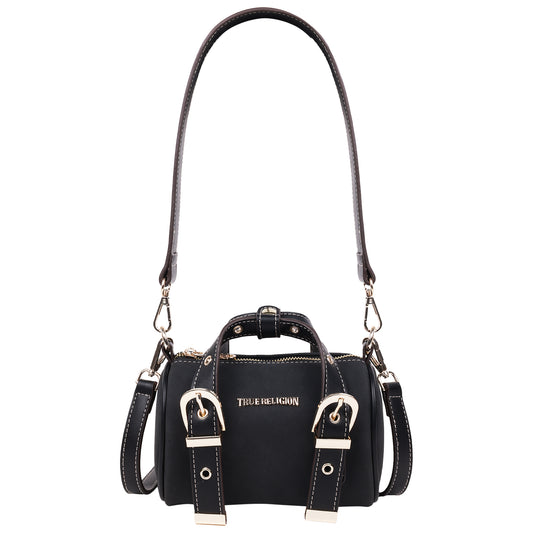True Religion Metal Plaque Quilted Crossbody