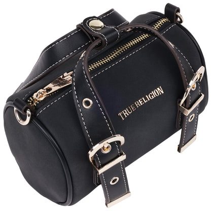 True Religion Metal Plaque Quilted Crossbody