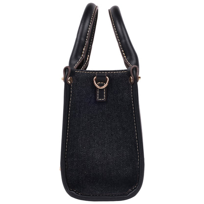 True Religion Denim Logo Strap Mini Tote