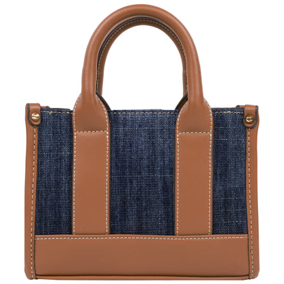 True Religion Denim Logo Strap Mini Tote