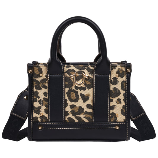 True Religion Leopard/PU Mini Tote