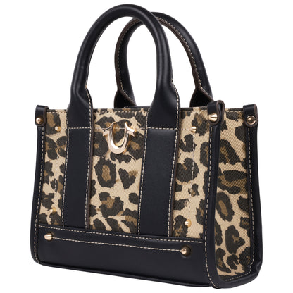 True Religion Leopard/PU Mini Tote