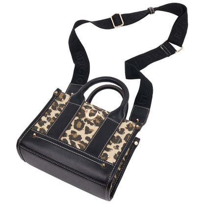 True Religion Leopard/PU Mini Tote