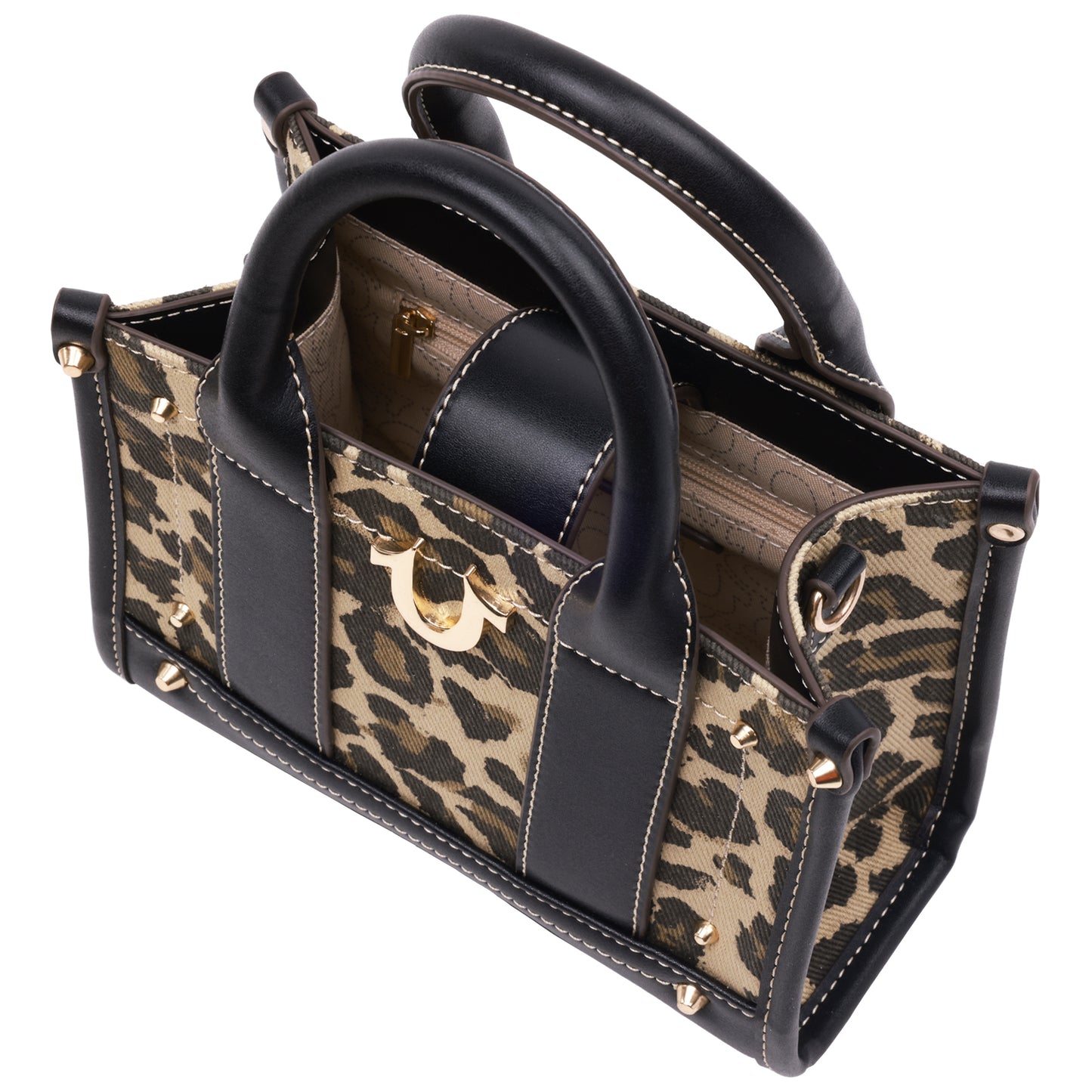 True Religion Leopard/PU Mini Tote