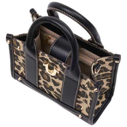 True Religion Leopard/PU Mini Tote