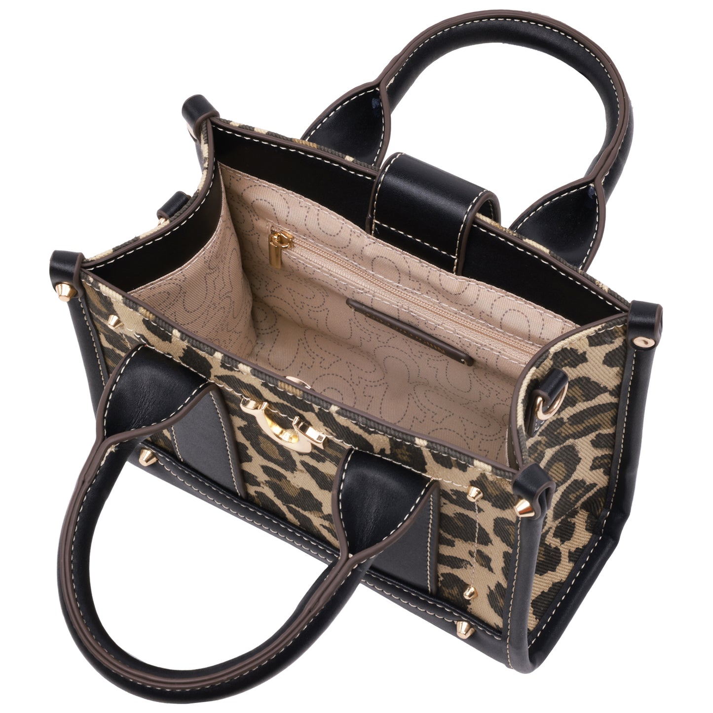True Religion Leopard/PU Mini Tote
