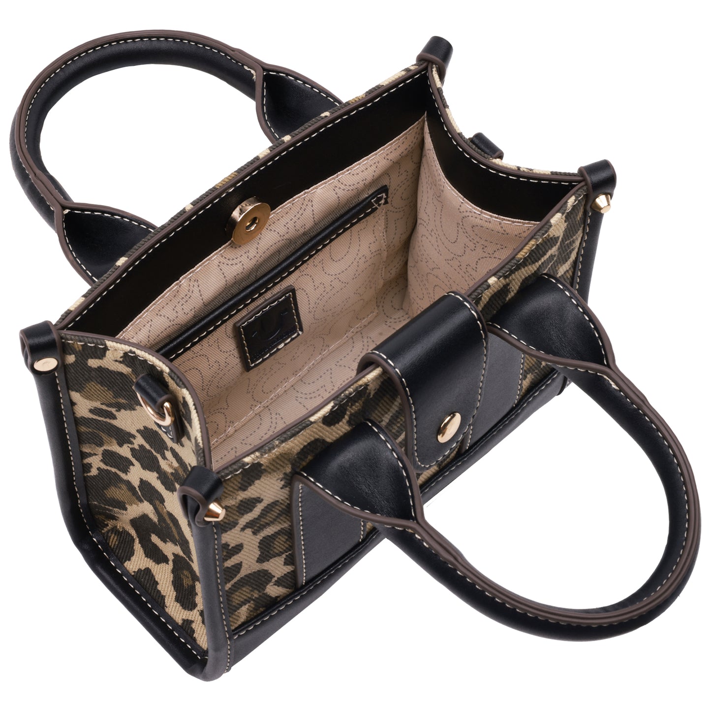 True Religion Leopard/PU Mini Tote