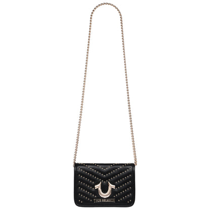 True Religion Horseshoe Multi Stud Flap Crossbody