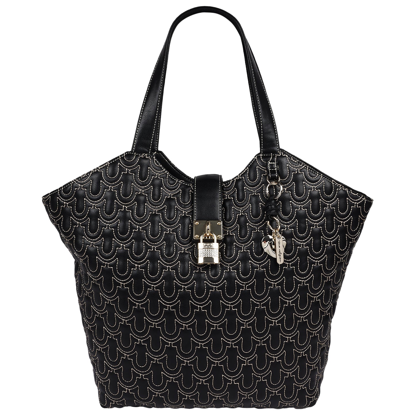 True Religion Horseshoe Quilt Charm Tote