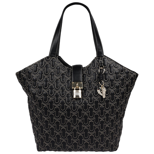 True Religion Horseshoe Quilt Charm Tote