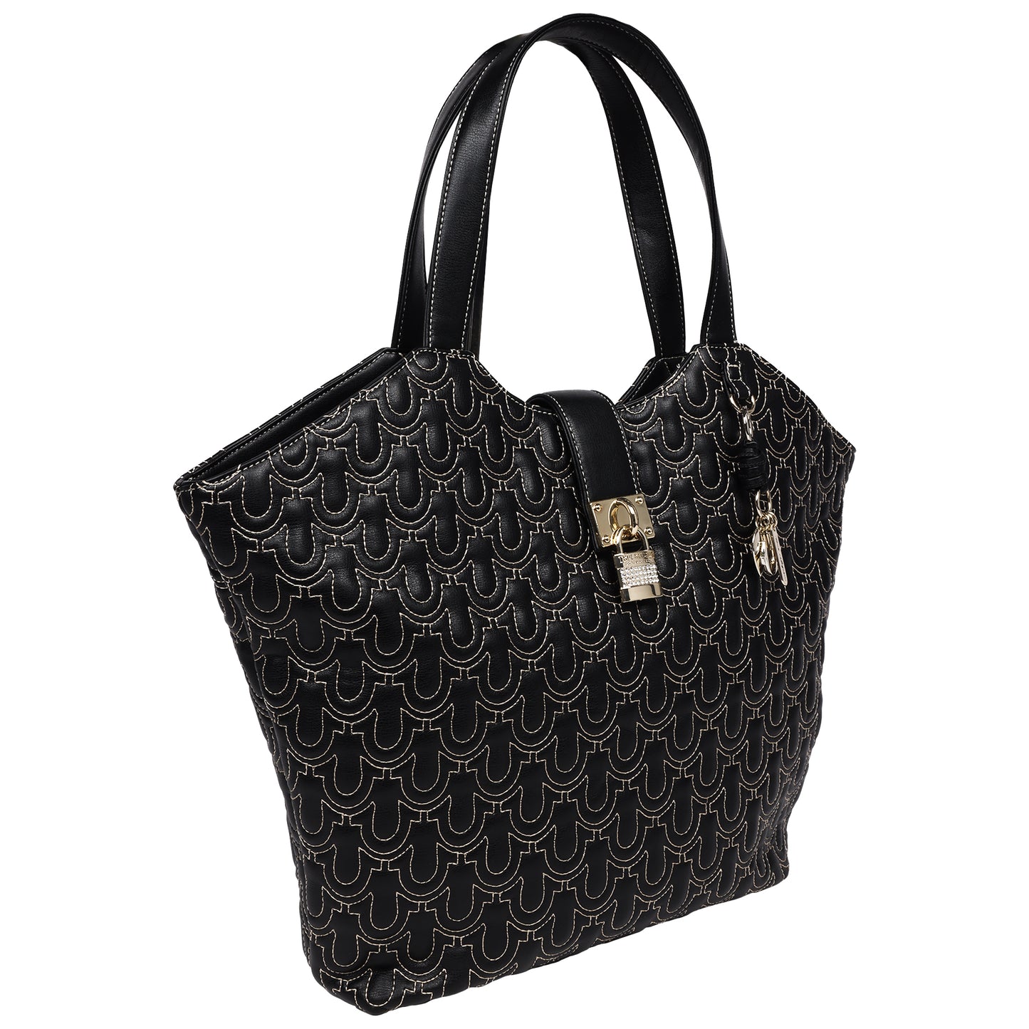 True Religion Horseshoe Quilt Charm Tote