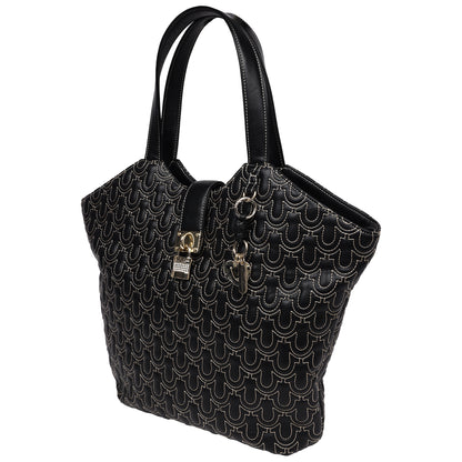 True Religion Horseshoe Quilt Charm Tote