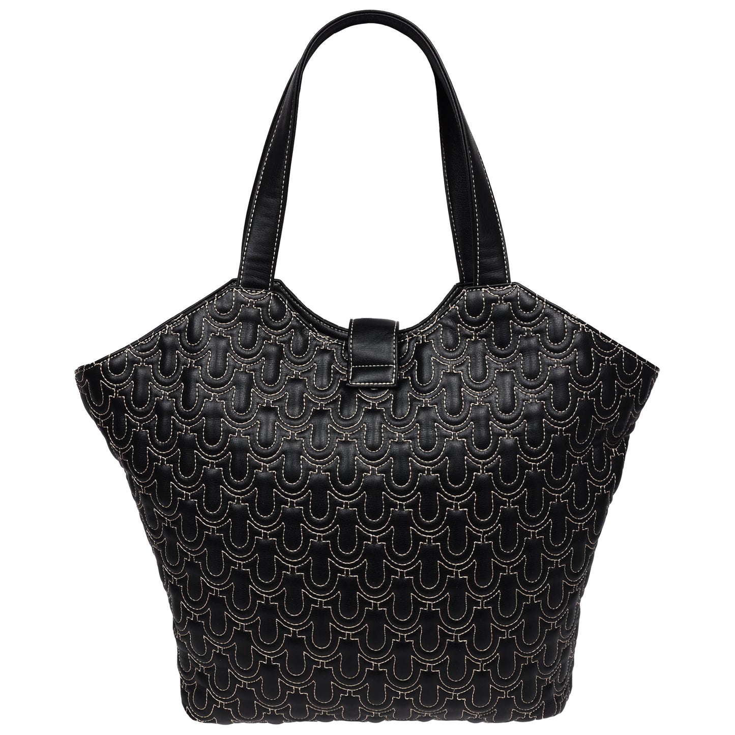True Religion Horseshoe Quilt Charm Tote