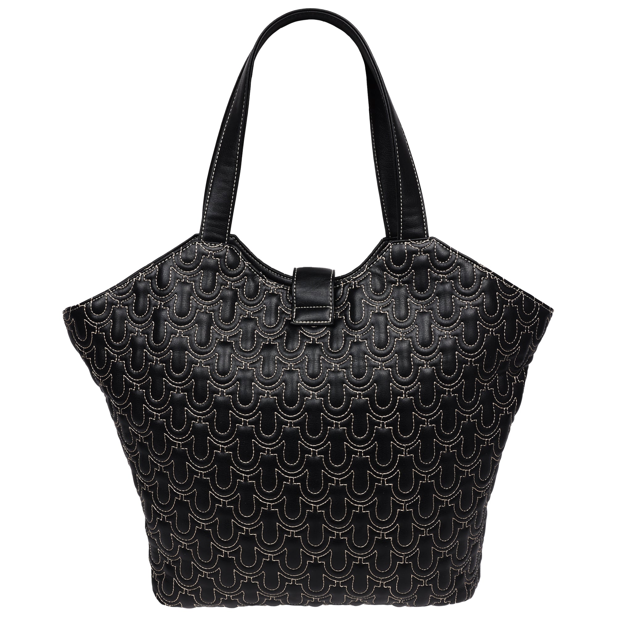 True Religion Horseshoe Quilt Charm Tote