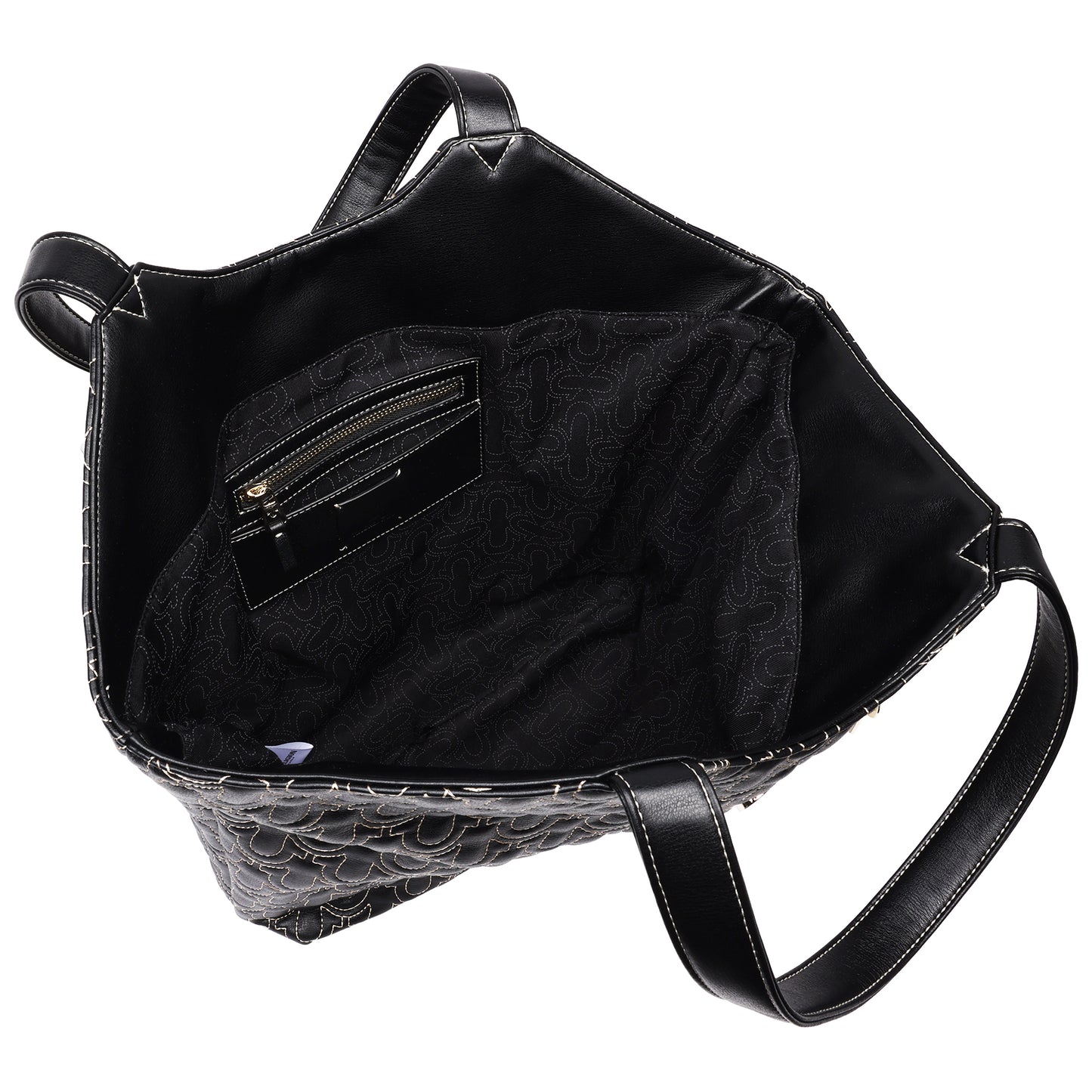 True Religion Horseshoe Quilt Charm Tote