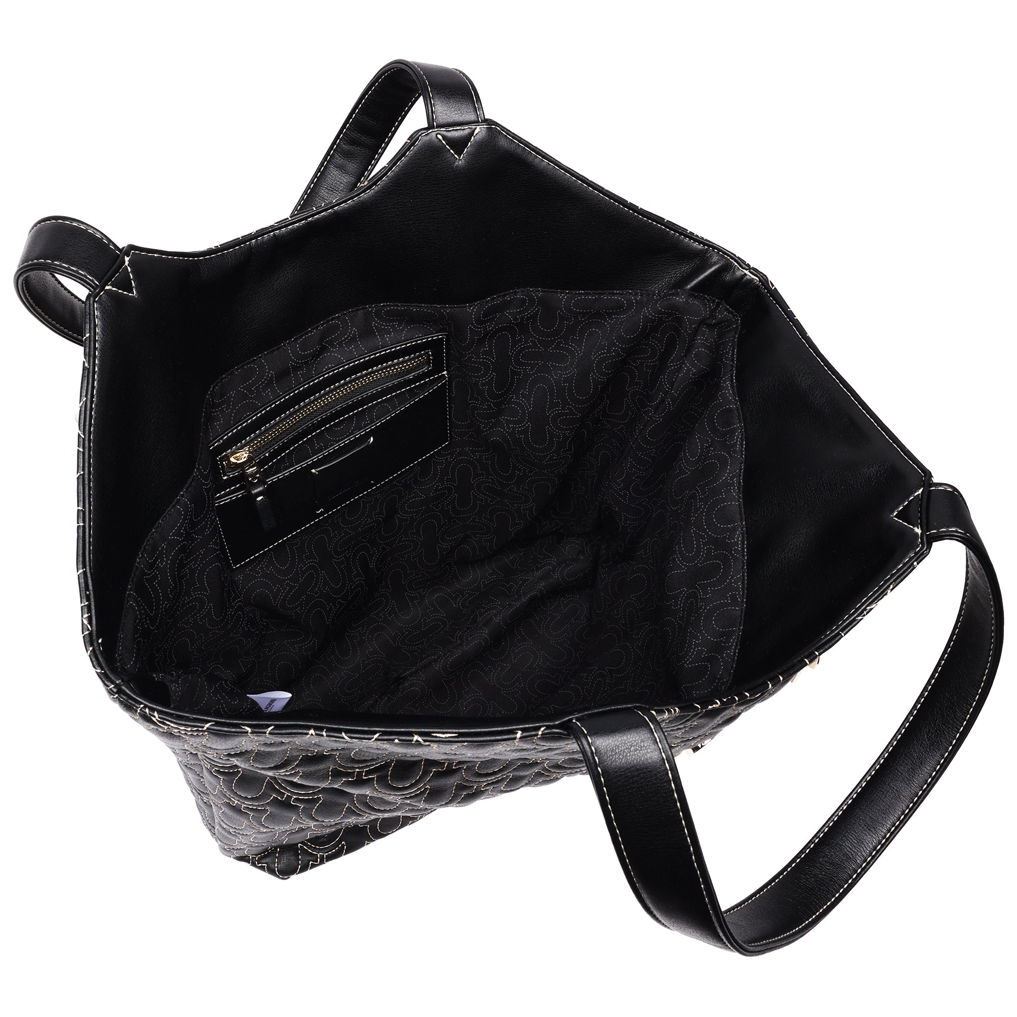 True Religion Horseshoe Quilt Charm Tote