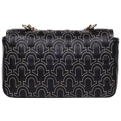 True Religion Horseshoe Quilted Flap Shoulder Bag