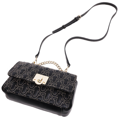 True Religion Horseshoe Quilted Flap Shoulder Bag
