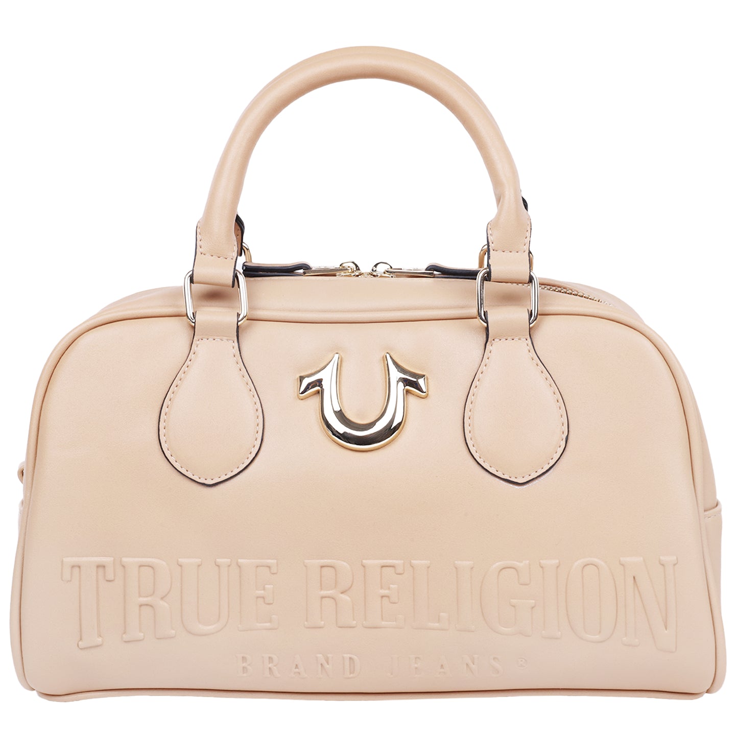 True Religion Logo Satchel with Matching Mini Bag