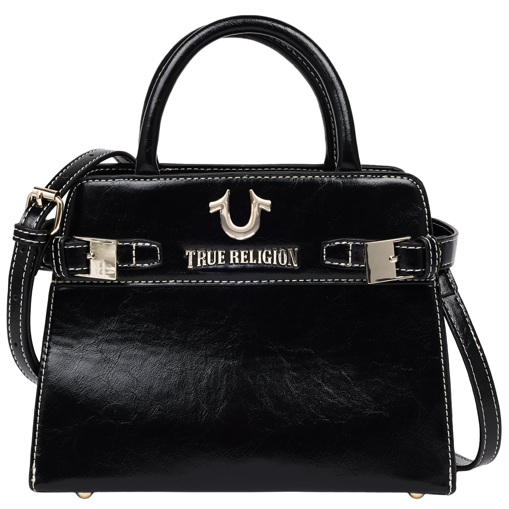 True Religion Buckle Tab Tote