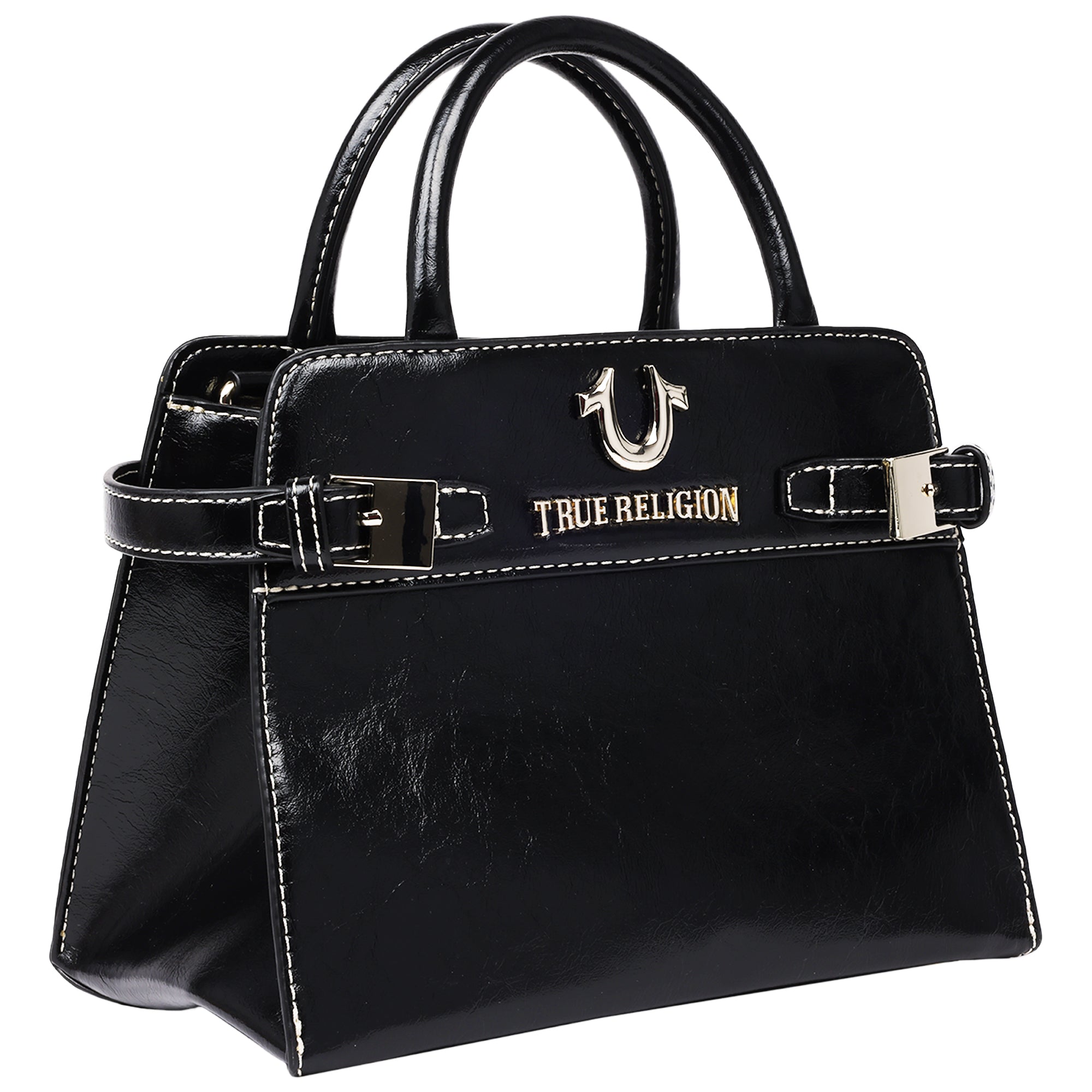 True Religion Buckle Tab Tote
