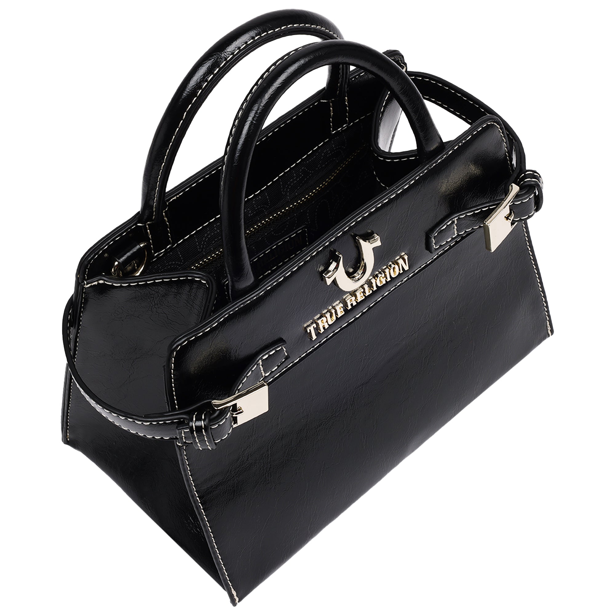 True Religion Buckle Tab Tote