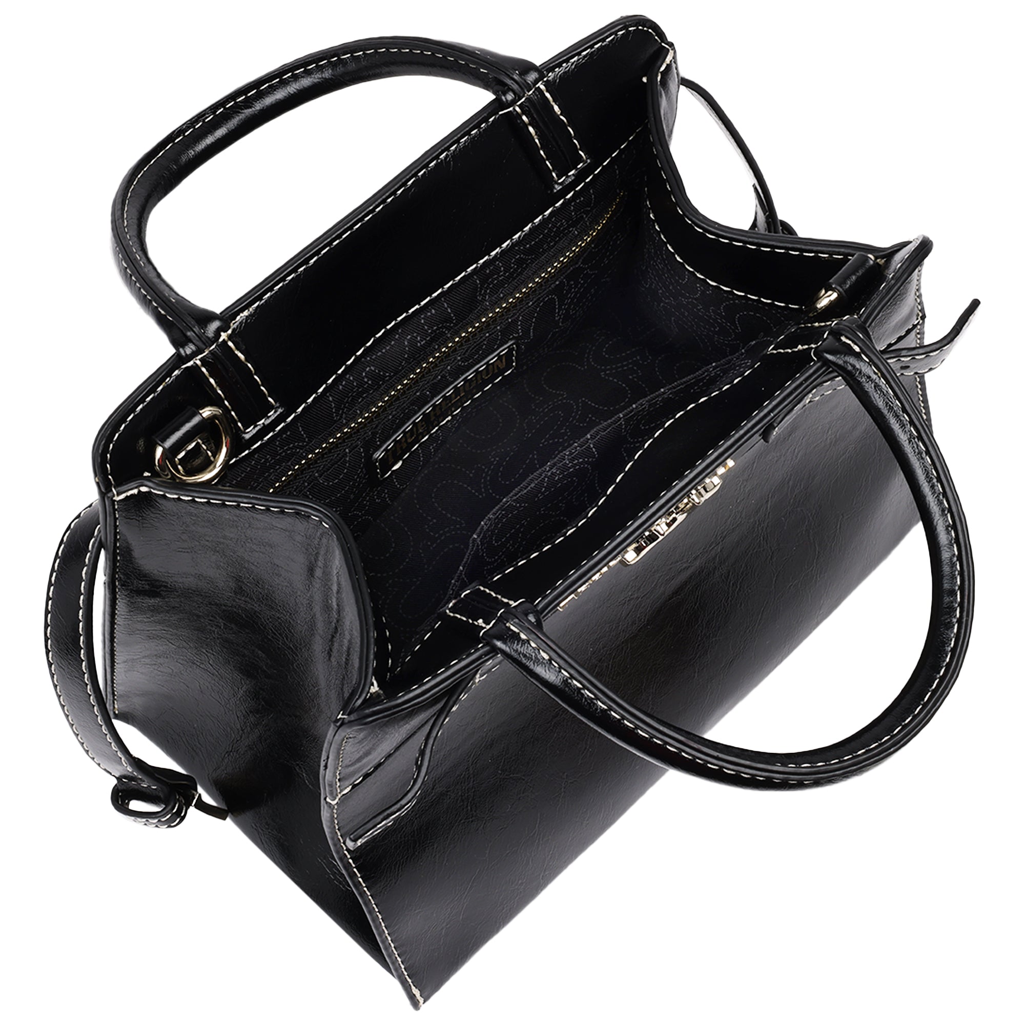 True Religion Buckle Tab Tote