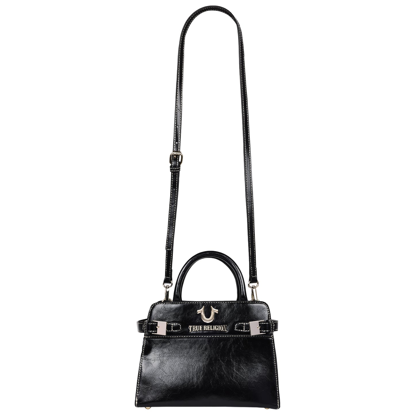 True Religion Buckle Tab Tote