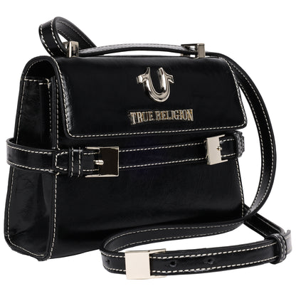True Religion Buckle Tab Flap Bag