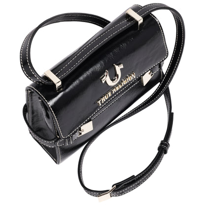 True Religion Buckle Tab Flap Bag