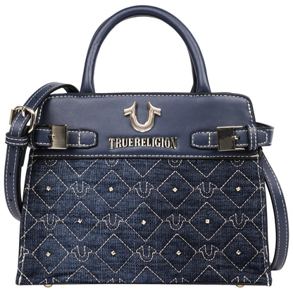 True Religion Studded Denim Tote