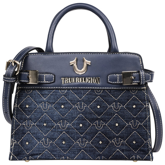 True Religion Studded Denim Tote