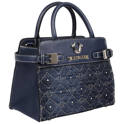 True Religion Studded Denim Tote