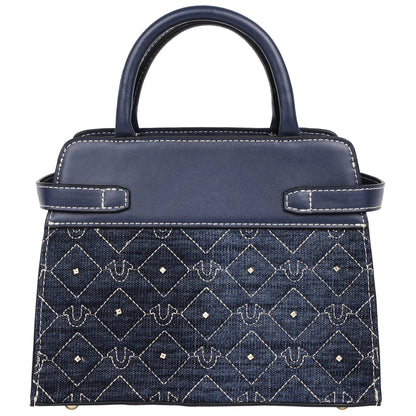 True Religion Studded Denim Tote