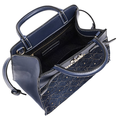 True Religion Studded Denim Tote