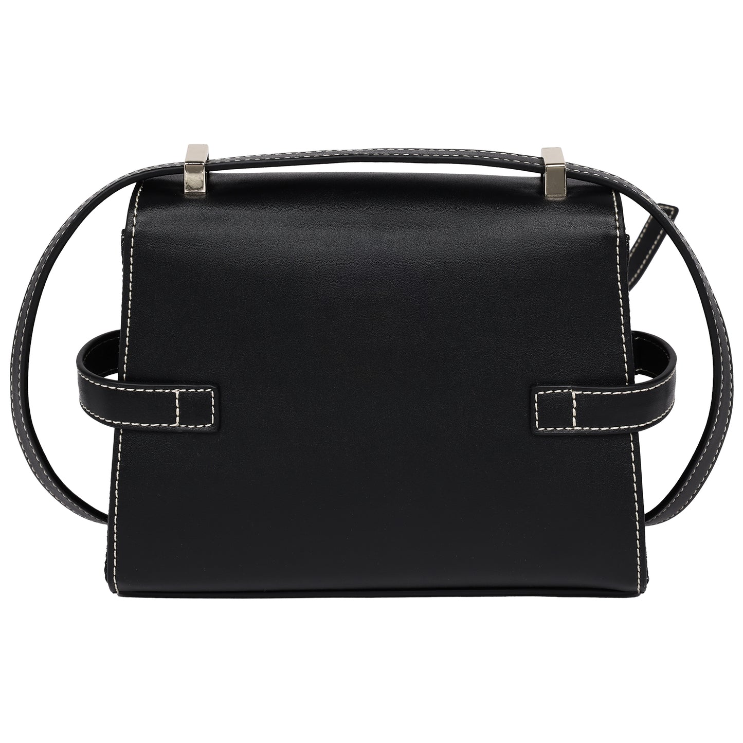 True Religion Studded Denim Flap Crossbody Bag